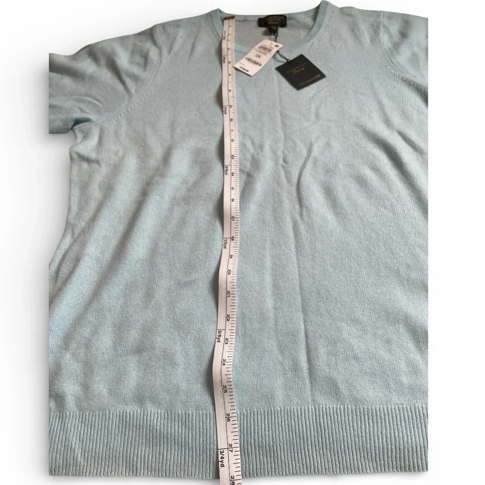 Charter Club Women's Light Blue Sweater - Picture 5 of 8